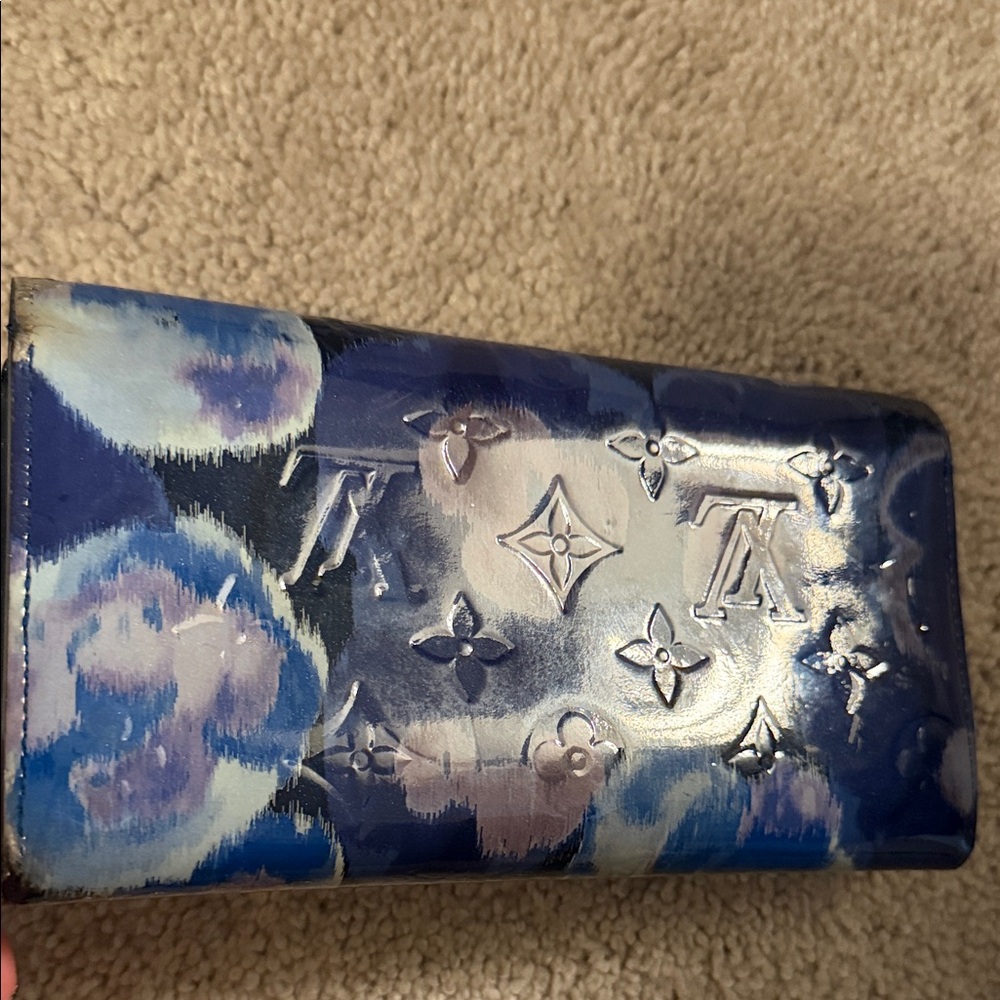 Louis Vuitton Blue Women's Clutch Wristlet